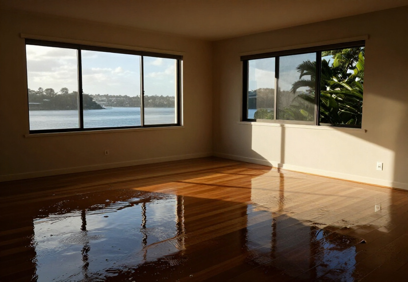 Musty odour in a Taren Point living room before treatment